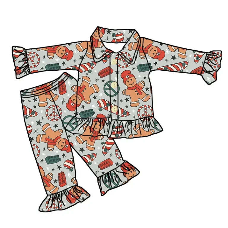 Handle Pajamas Printed Soft Customized Suppliers