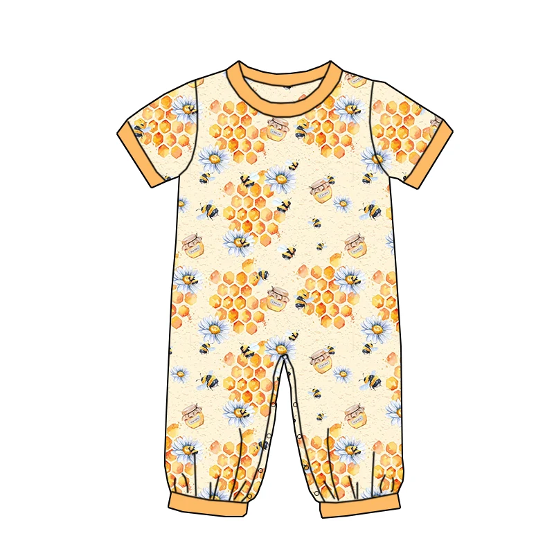 Newly Arrived Children's Short-sleeved Custom-patterned Jumpsuit Clothing with Comfortable Fabric - Newborn's Clothing - Image 5