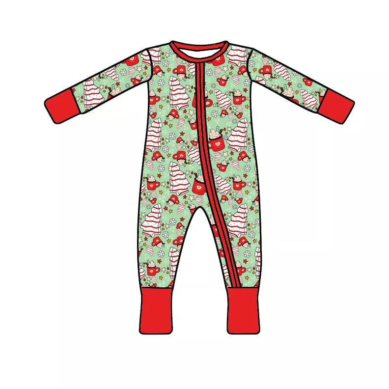 Soft bamboo zipper romper for babies, perfect for B2B wholesale. Sustainable, comfortable, and stylish babywear for retailers and distributors.