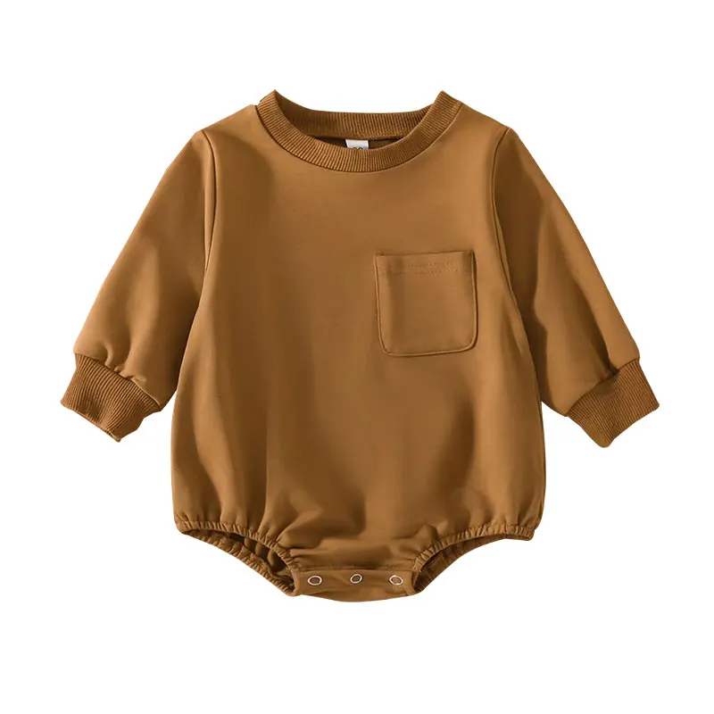 Hot Sale Autumn and Winter Girl Cute Long Sleeve Romper Warm Fabric Soft onesies Plus Size - Image 4