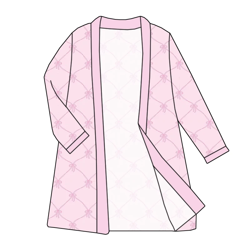 Premium bamboo pajamas for kids featuring a princess design, perfect for B2B wholesale buyers seeking eco-friendly, stylish sleepwear options.