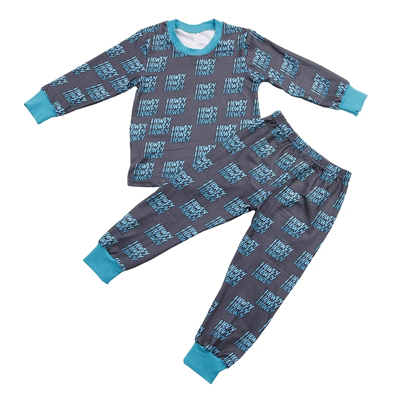 Wholesale boys' long-sleeve pajamas in bulk – cozy, durable sleepwear ideal for retailers and businesses seeking quality children's apparel.