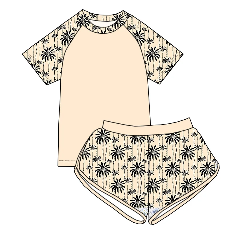 Wholesale bamboo long romper pajamas for kids – soft, zippered spandex baby clothes with cute prints for newborns and toddlers.