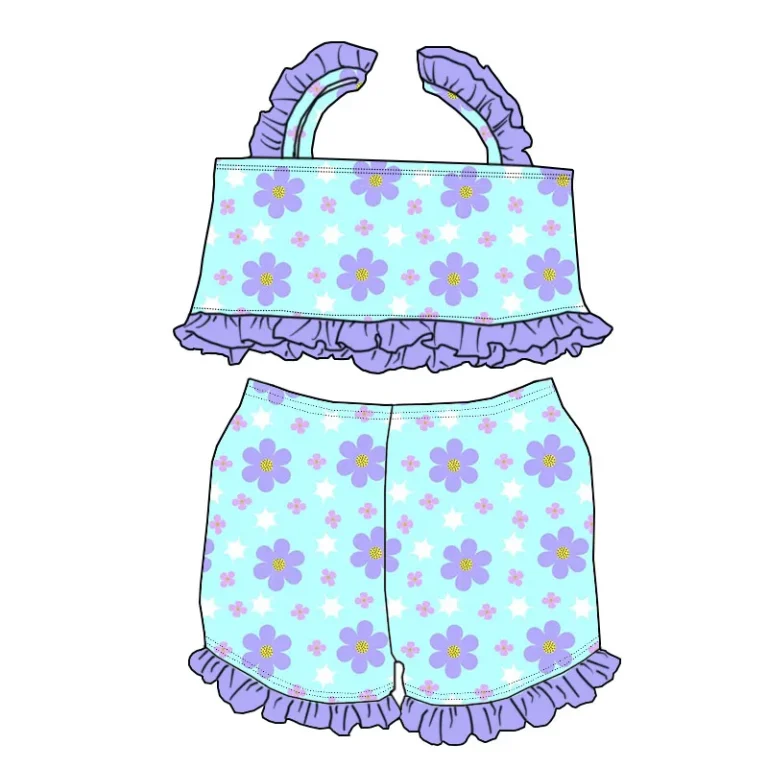 Bulk Wholesale Toddler Sleepsuit Baby Pajamas Pjs Baby Kids Bamboo Small Batch Production