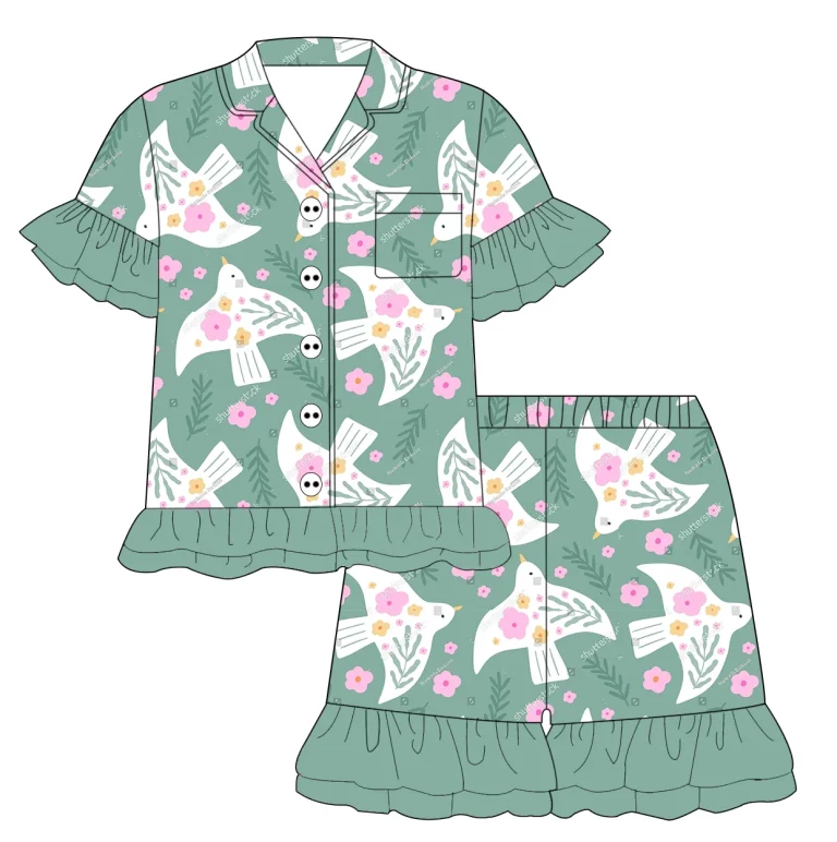 High-Quality Custom Print Bamboo Pajamas BSCI Audited Factories for Global Wholesalers