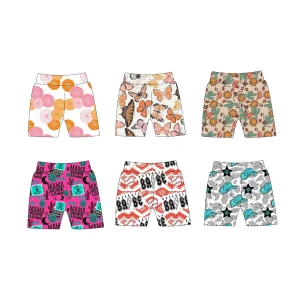 2023 Summer New Arrival Milk Silk Fabric Best Fashion Colors Options Custom Comfortable for Kids Sports Biker Shorts