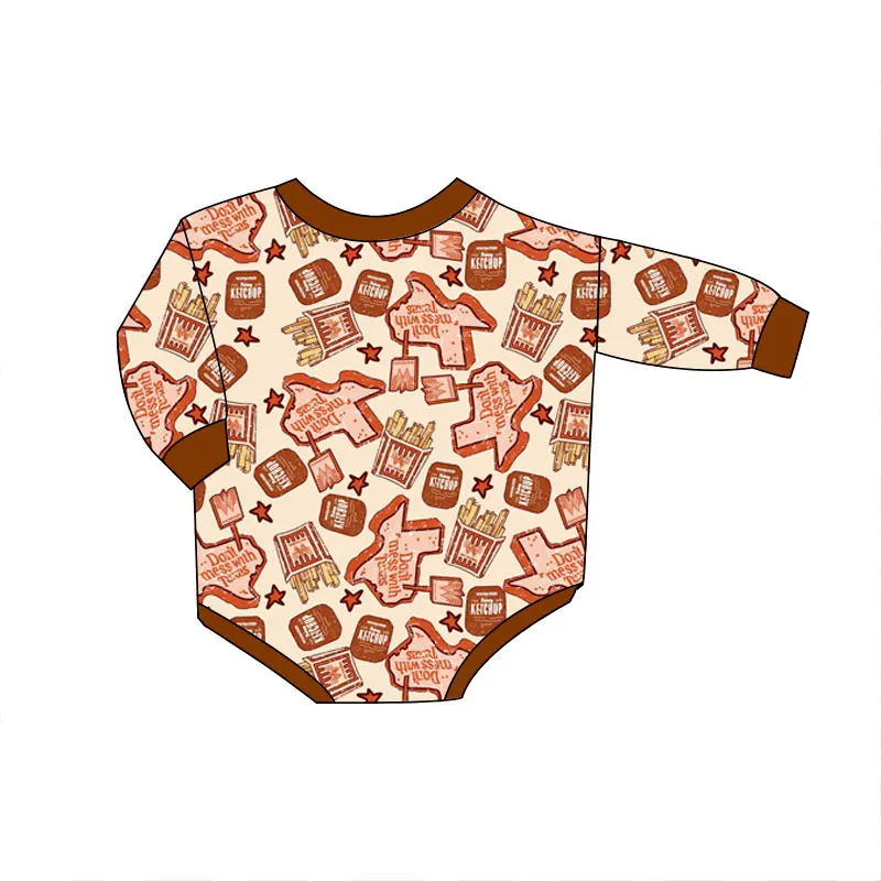 Factory Wholesale Casual Comfortable Baby Rompers Clothes Newborn Girls Boys Onesie Long Sleeve Baby Wear Unisex Toddler Clothes - Image 4