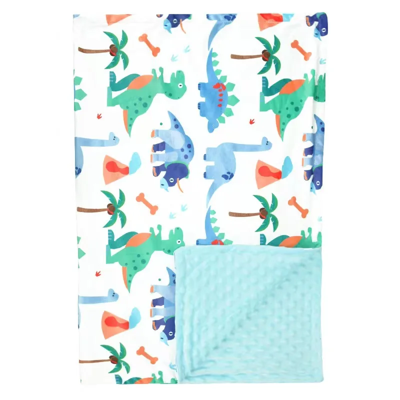 Cheap Factory Price Children Blanket Fuzz Fabric Cartoon Pattern Keep Warm Travel Rest Blanket - Image 5