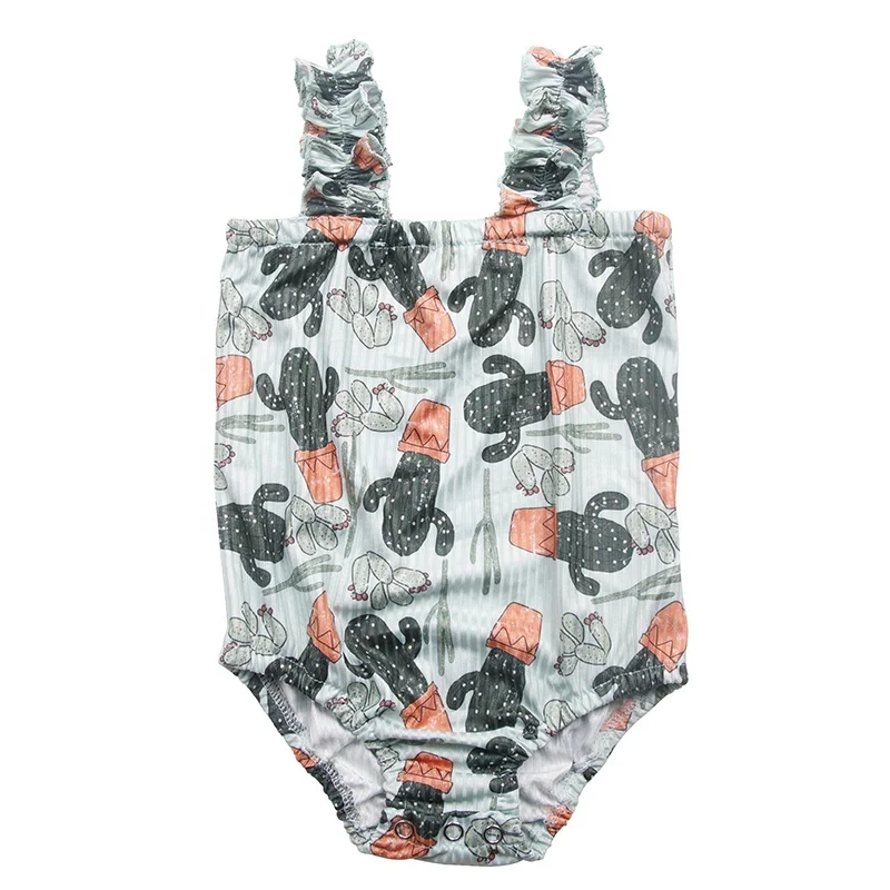 OEM ODM Newborn Infant Toddler Girls Clothes Printing Fabric Romper Boutique Custom Summer Baby Clothing - Image 4