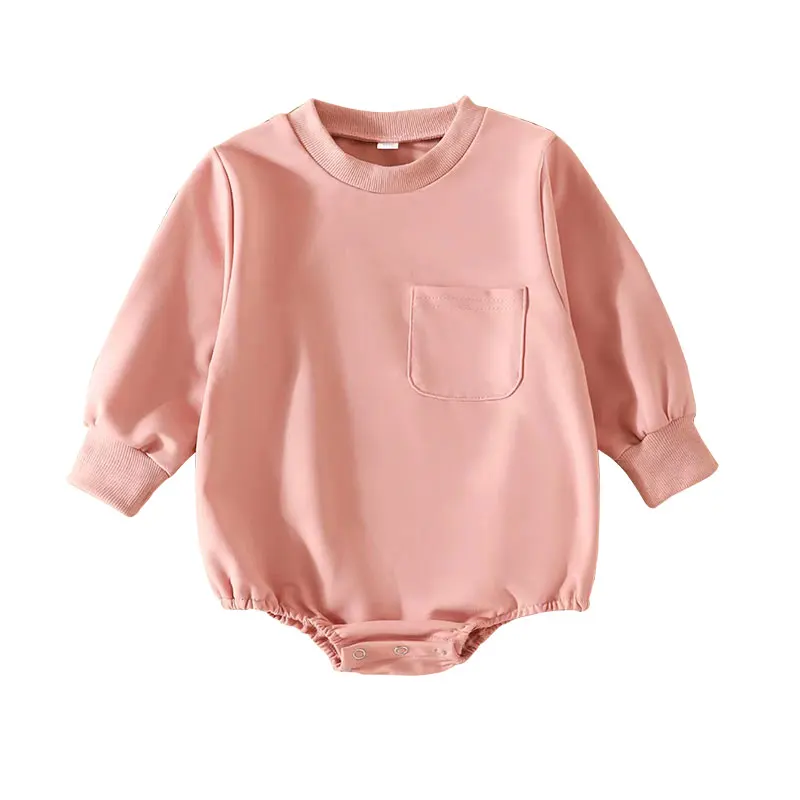 Hot Sale Autumn and Winter Girl Cute Long Sleeve Romper Warm Fabric Soft onesies Plus Size - Image 6