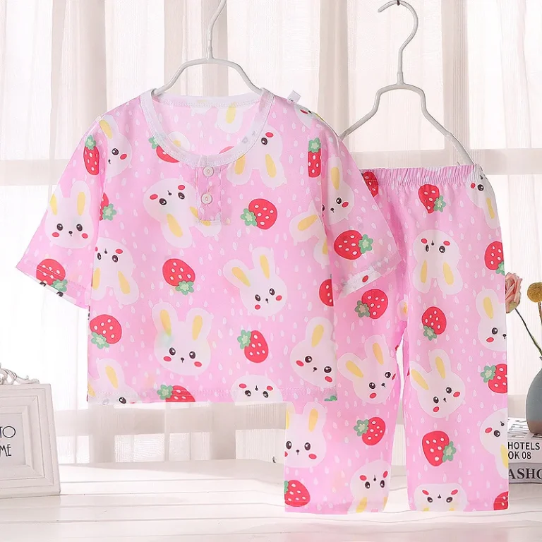 Kids Bamboo Pajama Set Children Boys Girls Pajamas Wholesale Children Rapid Sample Develop