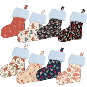 High-quality Children's Christmas Stocking with Customizable Patterns - Perfect for Children's Holiday Gifts. Stocking.