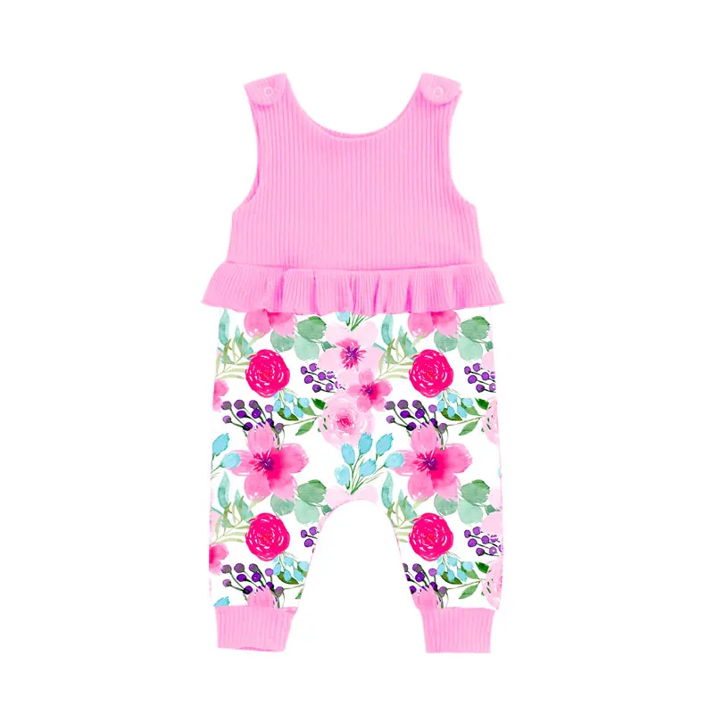 Factory Wholesale New Arrival Toddler Romper Baby Girl Cute Soft Clothes Kids Jumpsuit Sleeveless Children Jumpsuit Autumn - Image 5