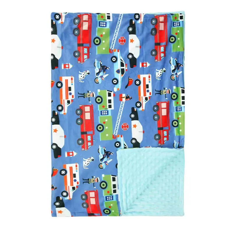 Cheap Factory Price Children Blanket Fuzz Fabric Cartoon Pattern Keep Warm Travel Rest Blanket - Image 6