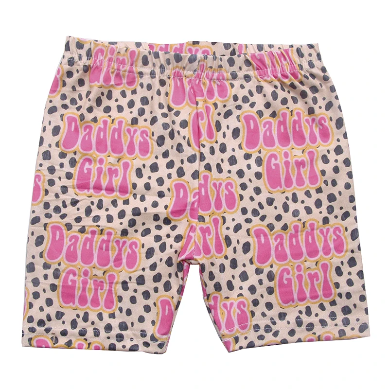 OEM Custom Fabric Print Summer Baby Short Pants Tight Style Girl Casual Wear Cute Kids Biker Shorts - Image 5