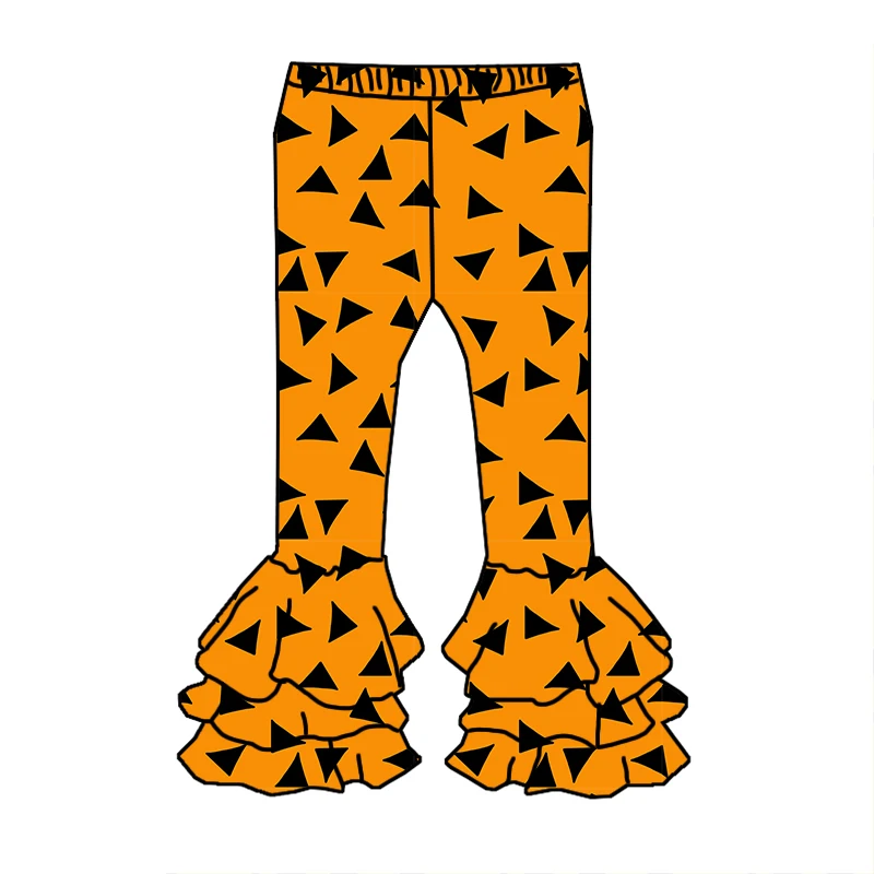 Hot Selling Children Girls Long Pants Fall Kids Soft Leggings Halloween Custom Lovely Girls Ice Leggings - Image 4
