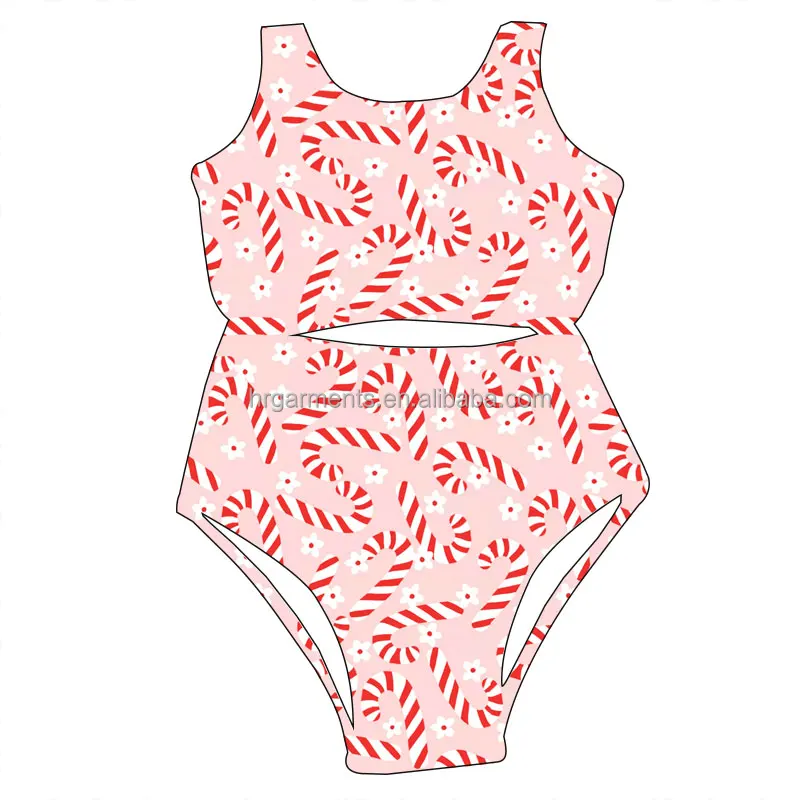 New Arrival Drink Pattern Children Swimwear Comfortable Fabric Newborn Clothing Girl Beachwear - Image 5
