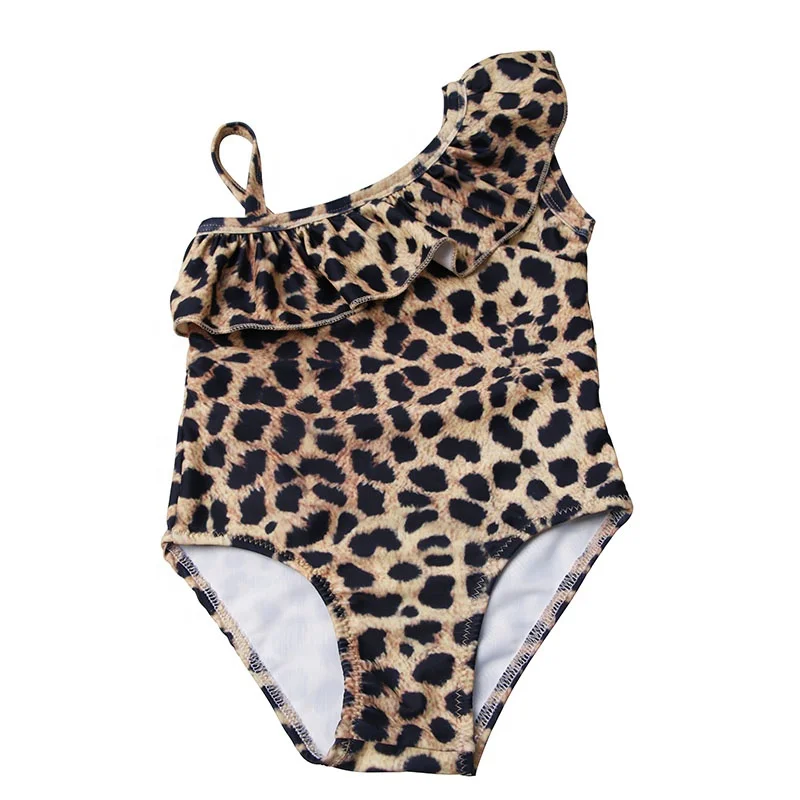 High Quality Bikini Kids Girl Swimwear Flower Prints One Piece Swimwear Beach Clothes Children Swim Clothes - Image 5