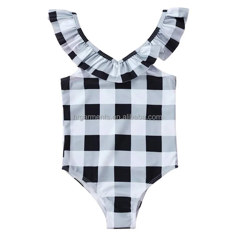 Western Cow Tag Print Summer Girls Swimsuit Ruffled Kids Swimwear for 0-16 Years Old Beach Bikini Swim Wear - Image 6