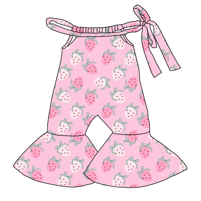 Wholesale Christmas-themed kids' pajamas with bows, perfect for retailers seeking festive, high-quality holiday apparel for children.