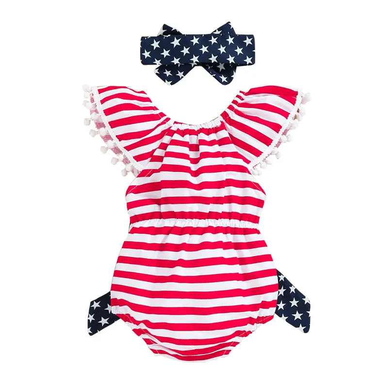 Wholesale 0-16Y Baby Romper Short Sleeve Romper Newborn Baby Girls' Kids Rompers Outfits Jumpsuit Clothes - Image 3
