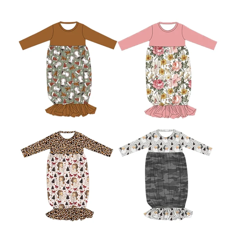 Print Bamboo Custom Pajama Eco-friendly