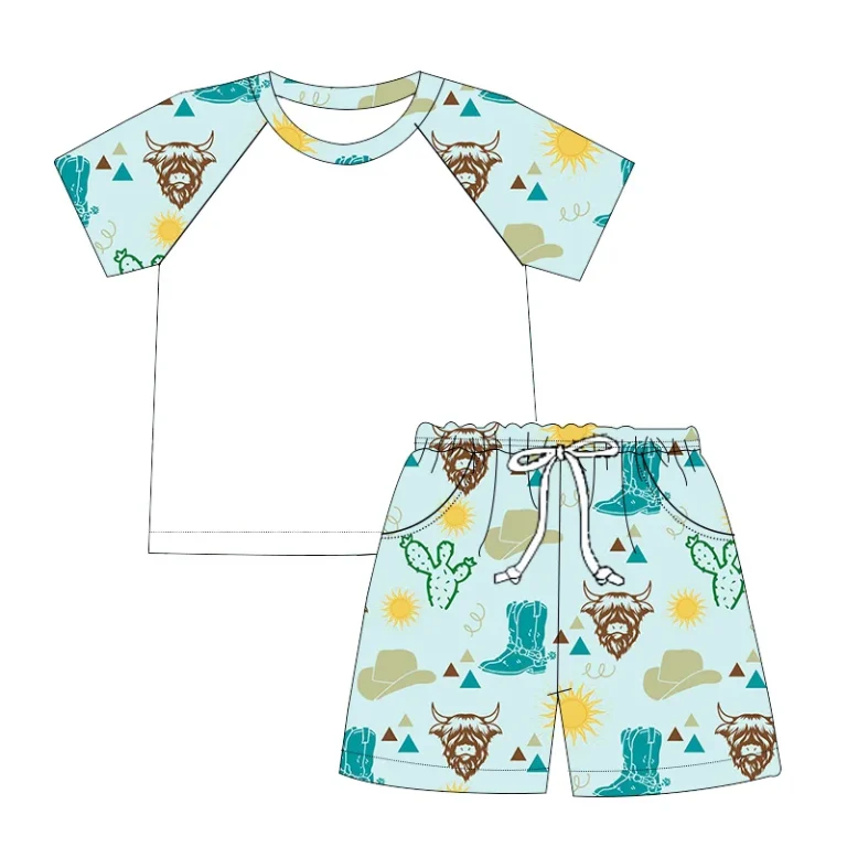 Leading Kids Pajama White Bamboo Set SMETA Compliant Suppliers with ASTM F963