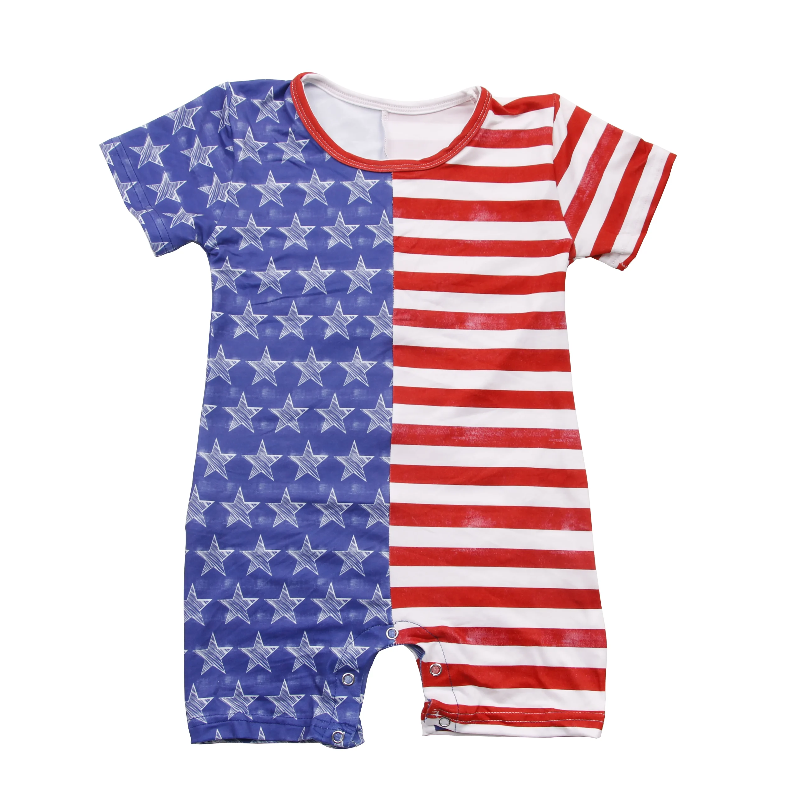 OEM Baby Boys Girls Clothing Sets Shirt Bloomers Casual Romper Bell Bottom Shorts Ribbed Milk Silk Fabric Prints Kids Clothing - Image 2