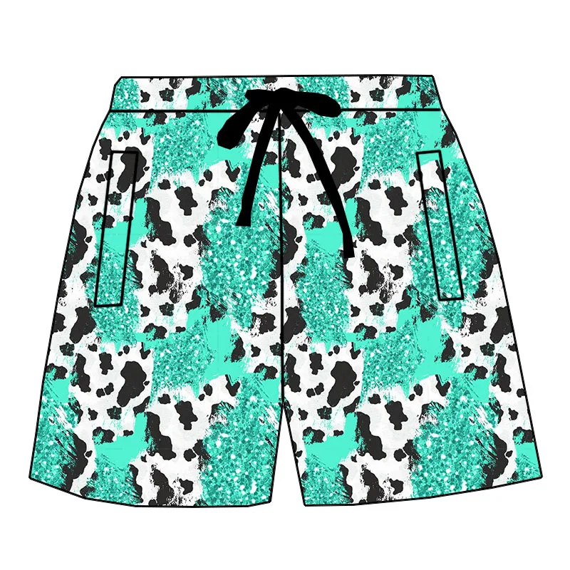 2026 Summer Unisex Plus Size Beach Shorts for Kids Custom Animal Print Lace-Up Casual Board Shorts Breathable and Comfortable - Image 4