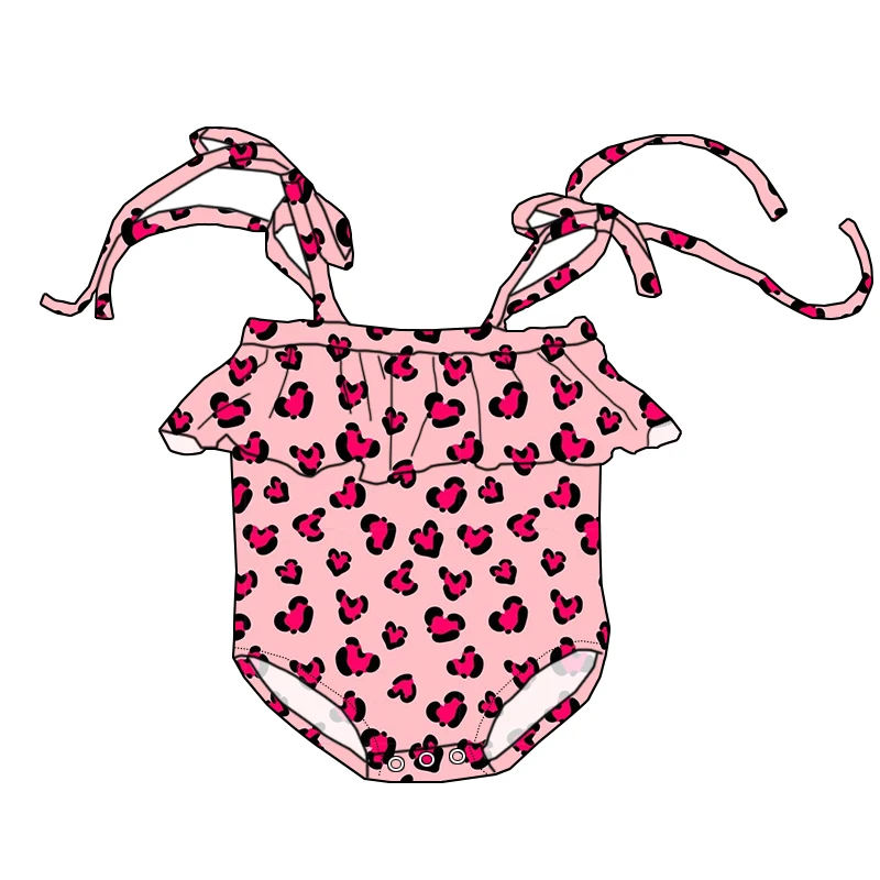 Luxurious custom pajama set with ruffle trim made from bamboo fabric, perfect for B2B wholesale buyers seeking premium sleepwear.