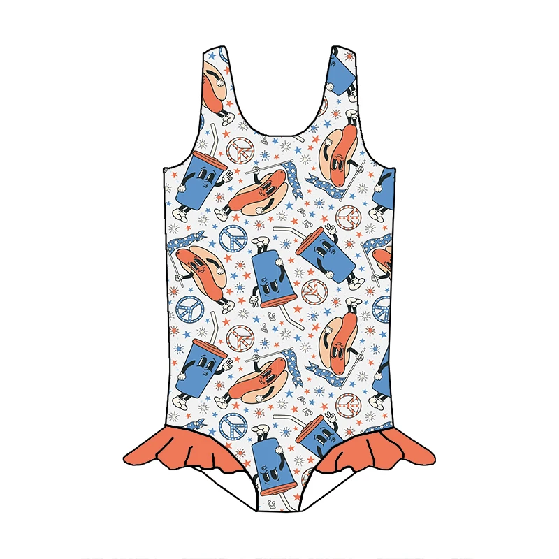 Wholesale organic bamboo baby rompers and footie onesies with custom prints – soft, eco-friendly newborn clothing for retailers.