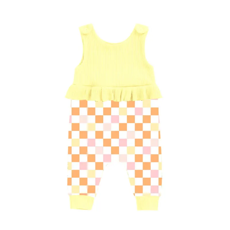 Factory Wholesale New Arrival Toddler Romper Baby Girl Cute Soft Clothes Kids Jumpsuit Sleeveless Children Jumpsuit Autumn - Image 6