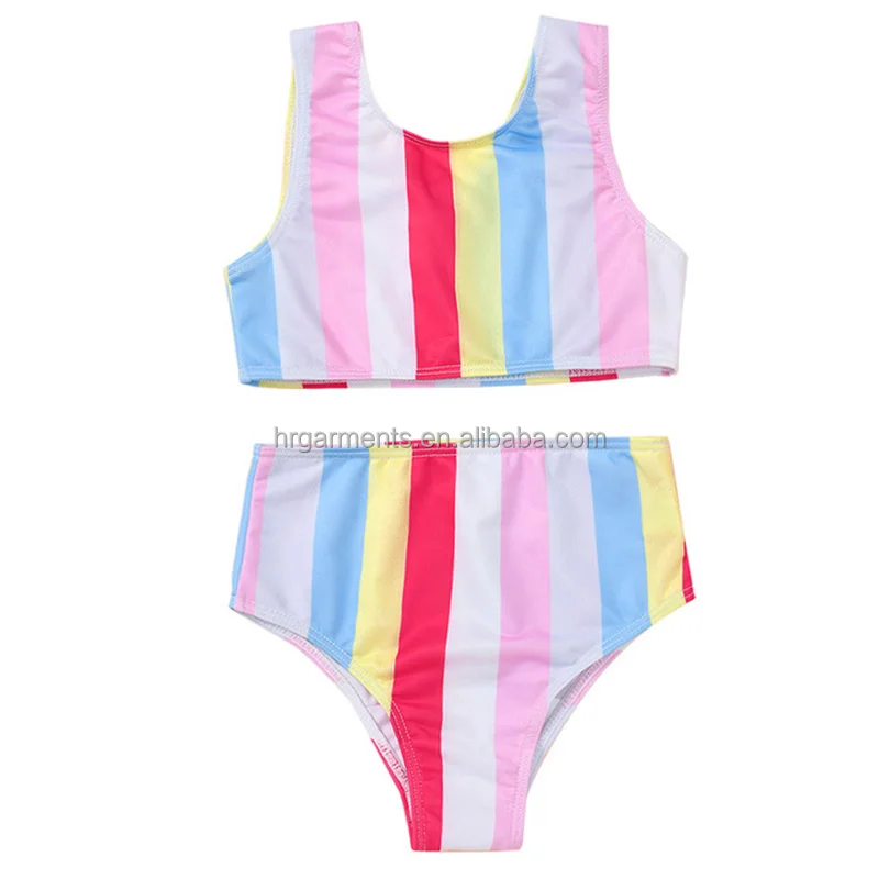 Western Cow Tag Print Summer Girls Swimsuit Ruffled Kids Swimwear for 0-16 Years Old Beach Bikini Swim Wear - Image 5