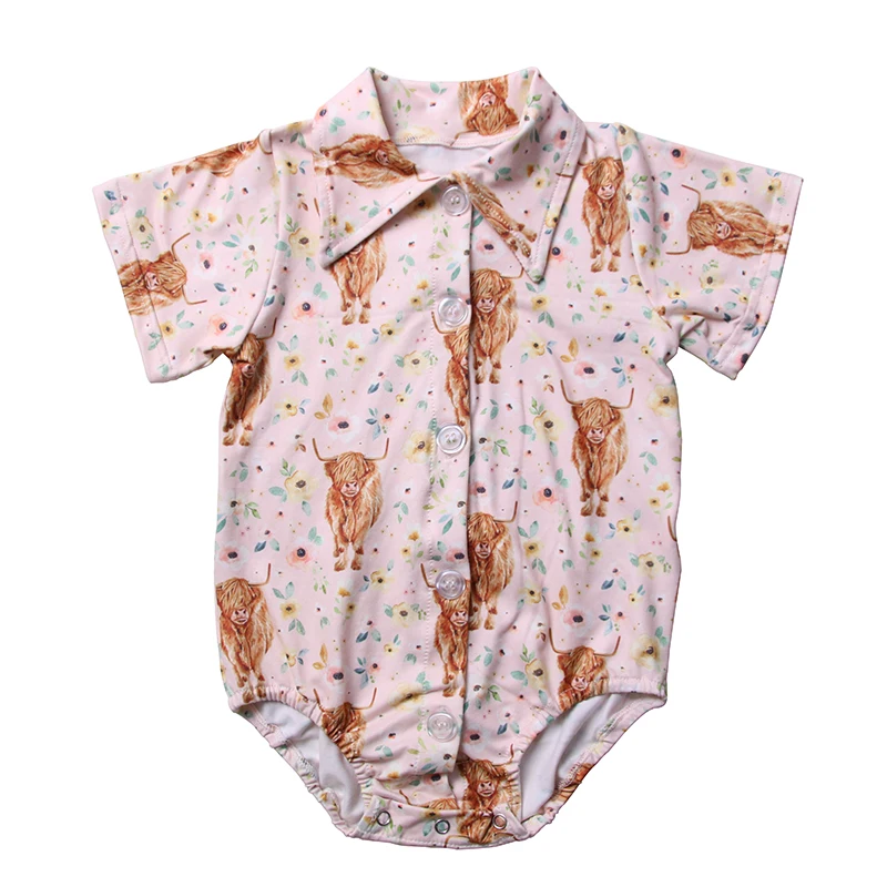 Boys Baby Rompers Summer Polo Shirt Infant Jumpsuit Prints Pattern Girls Clothing Short Sleeve Newborn Baby Clothes - Image 3