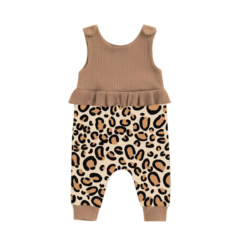 Factory Wholesale New Arrival Toddler Romper Baby Girl Cute Soft Clothes Kids Jumpsuit Sleeveless Children Jumpsuit Autumn - Image 2