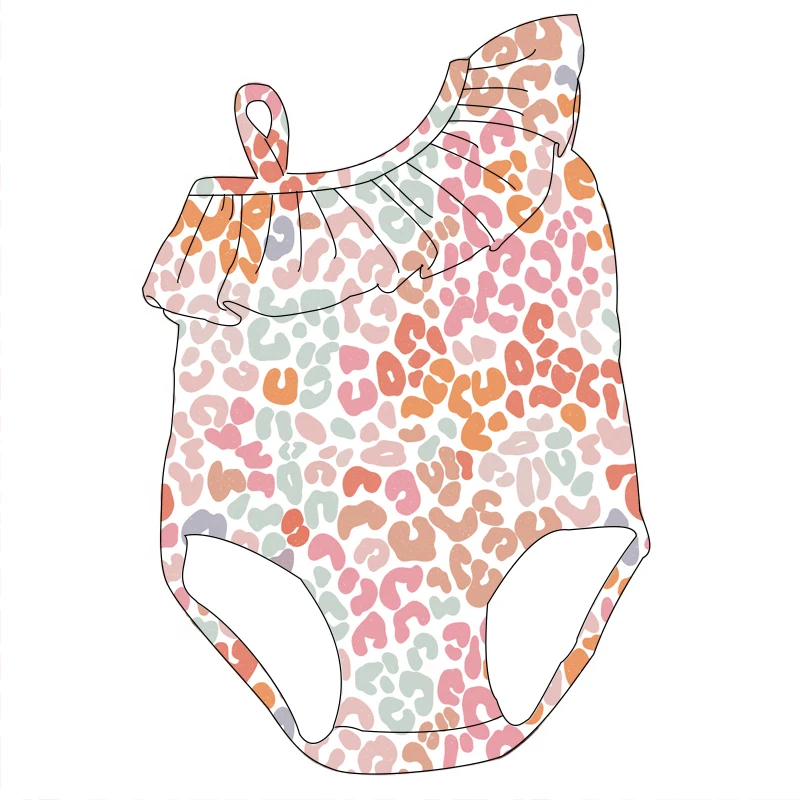 Wholesale Girls One Piece Low MOQ Summer Swimwear Beach Bathing Swimsuit Baby Fashion Design Sweet Swimsuit - Image 5