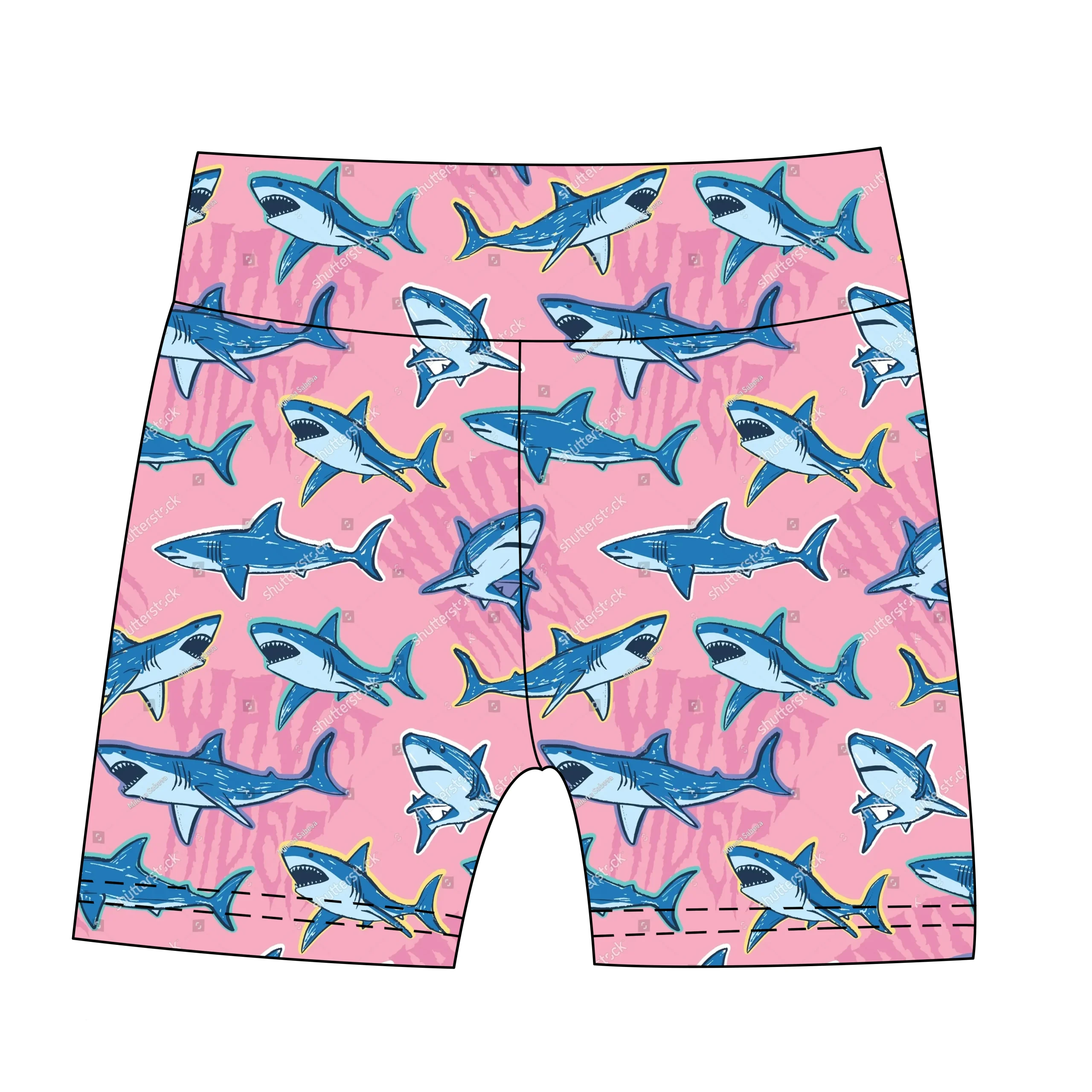2026 Bestseller Baby Boys Summer Comfortable Biker Shorts Custom Print Little Kids Activewear for Cycling Running & Daily Play - Image 6