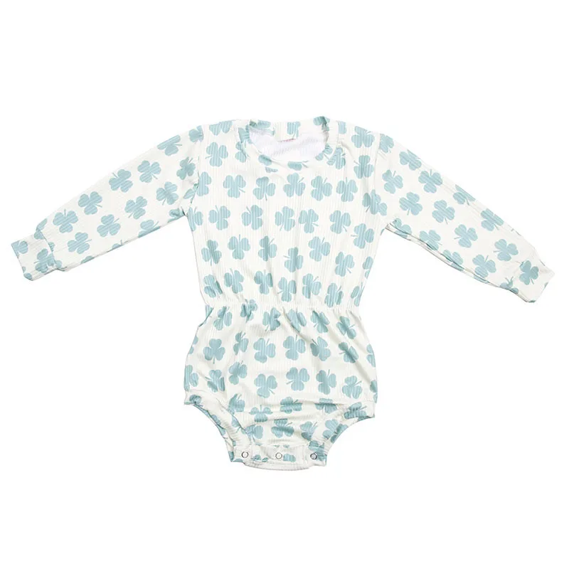 New Arrival Newborn Baby One Piece Romper Long Sleeve Round Neck Milk Silk Fabric Western Spring Girl Leotard - Image 4