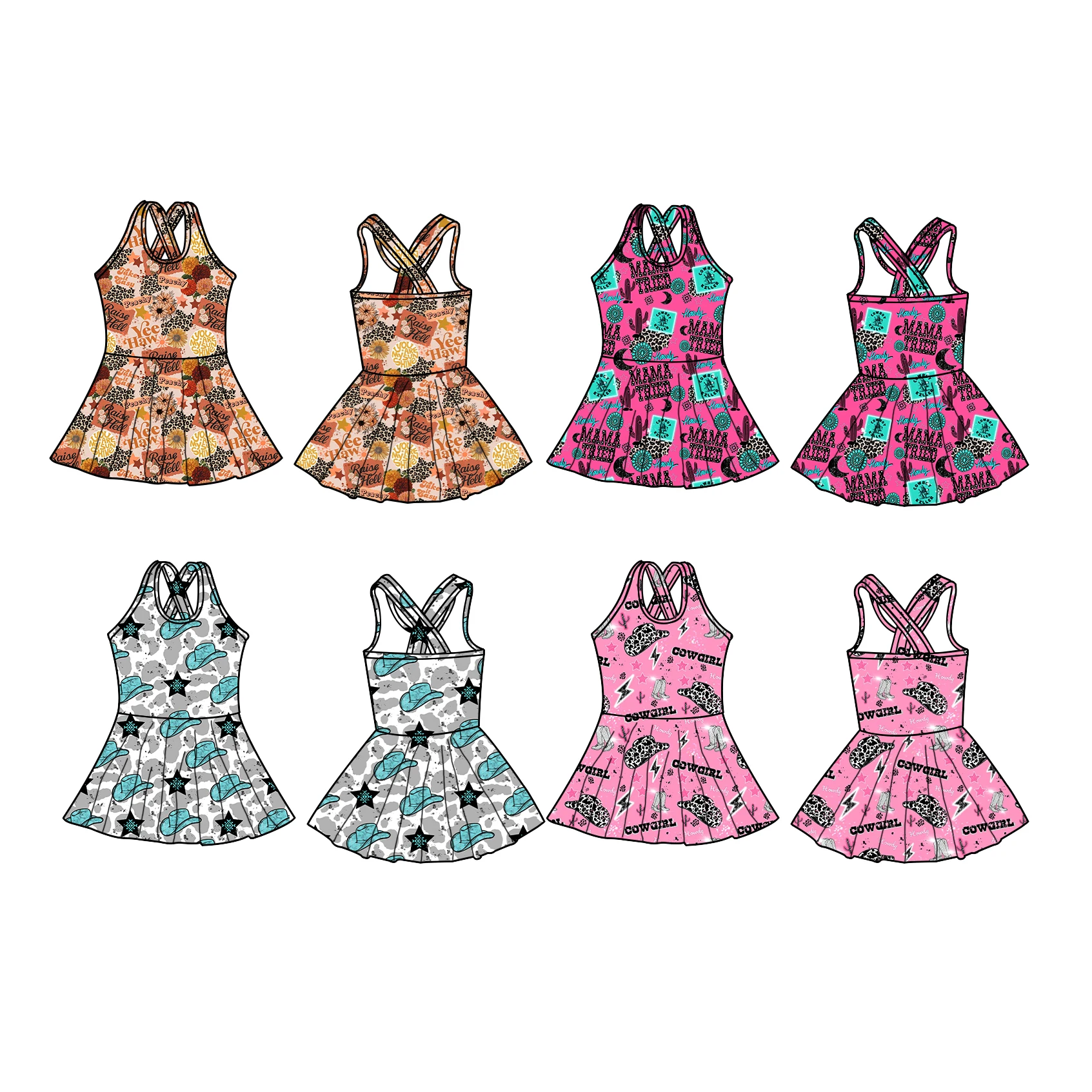 High Quality Custom Fitness Bikini from Vietnam Print Pattern Swimwear for Kids Single Piece Beach Wear for Baby Boy and Girl