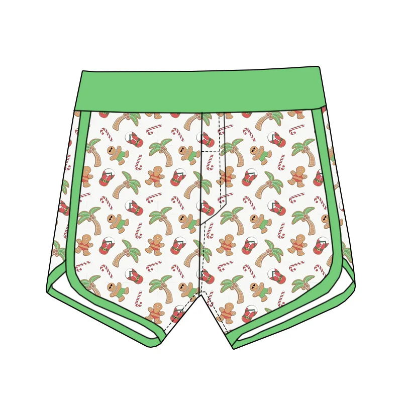Summer Custom-patterned Children's Shorts with Wide Waist and Fringe Design, Comfortable and Breathable Children's Shorts - Image 4