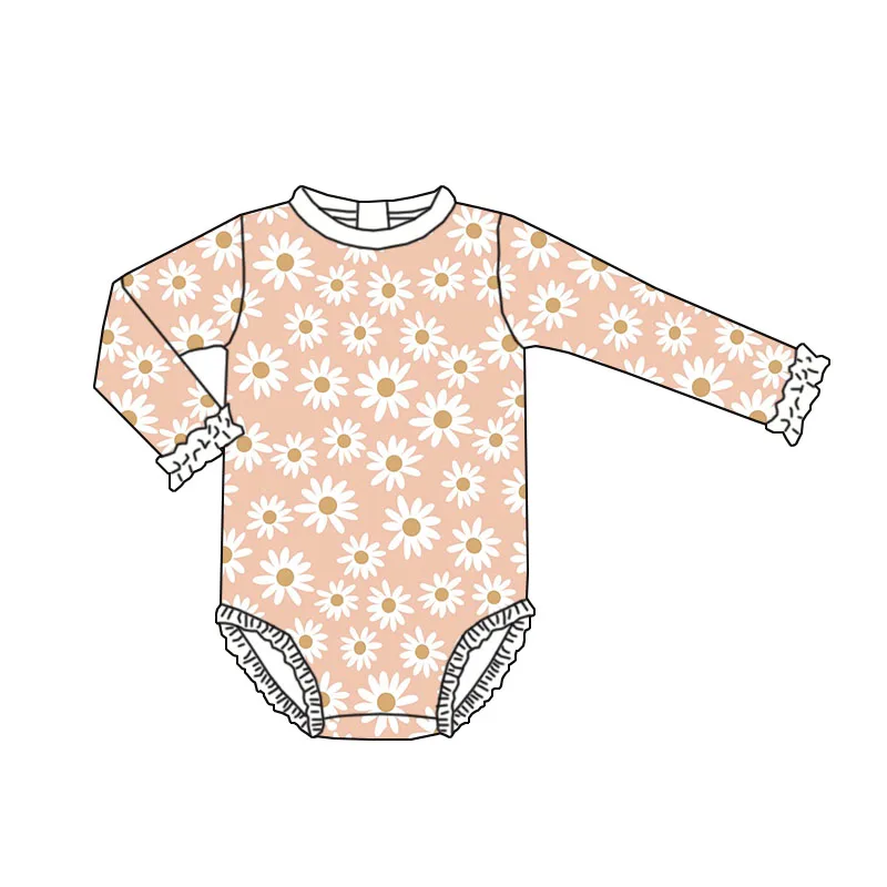 Wholesale newborn baby sleeper in soft, premium fabric for retailers. Perfect for comfort-focused baby apparel collections. Bulk purchase available.