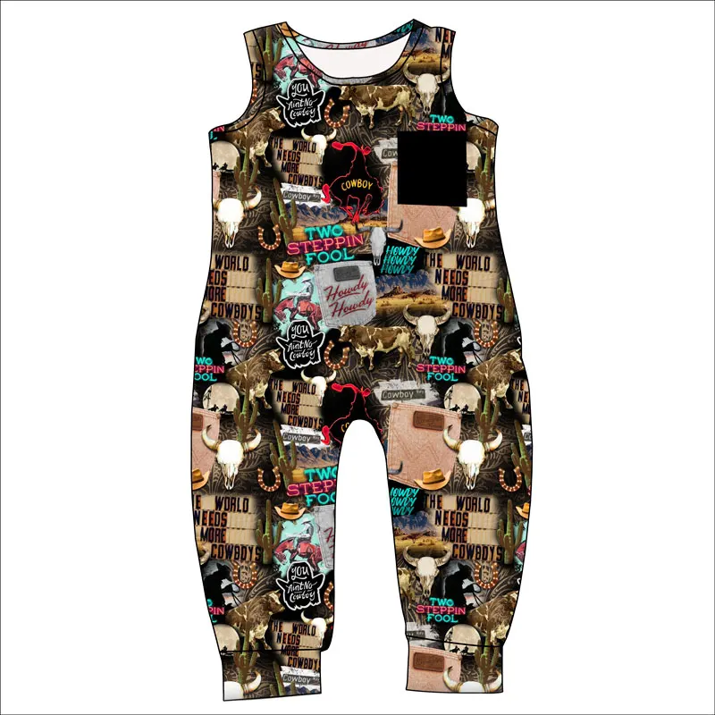 Summer Custom Logo Design Baby Sleeveless Comfortable Rompers Newborn Boys Cool Jumpsuit Toddler Baby Clothes - Image 5