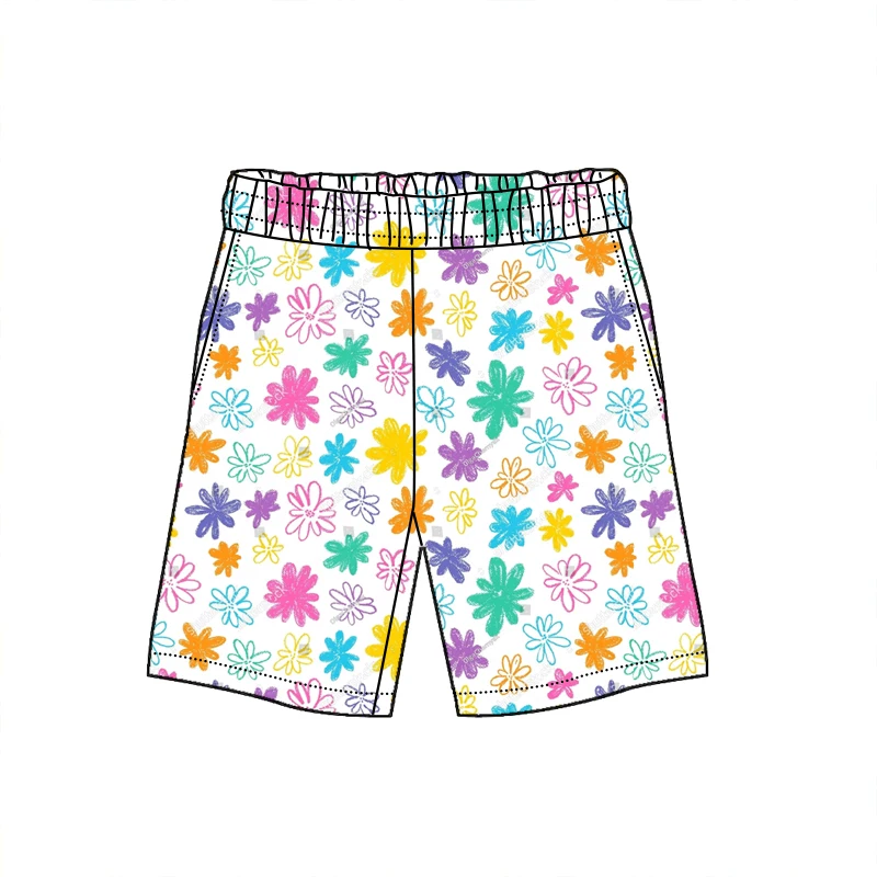 Boutique Kids Girl Summer Shorts for Infants Comfortable and Breathable Cotton Fabric Children's Pocket Shorts - Image 6