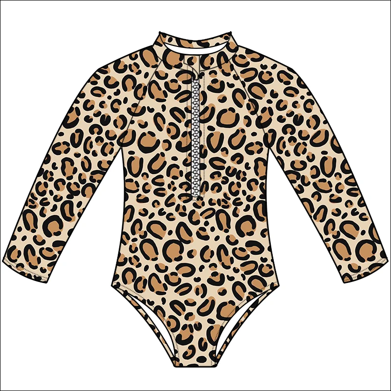 High Quality One Piece Swimsuits Quick Dry Eco-Friendly Floral Custom Design New Girls Swimwear for Kids Beachwear ODM - Image 6