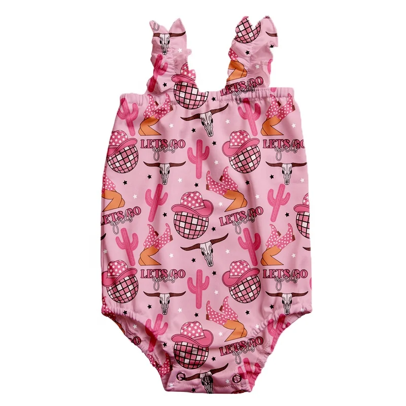 OEM ODM Newborn Infant Toddler Girls Clothes Printing Fabric Romper Boutique Custom Summer Baby Clothing - Image 5