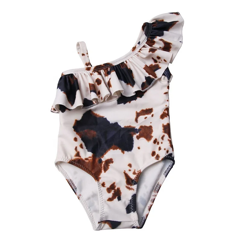 High Quality Bikini Kids Girl Swimwear Flower Prints One Piece Swimwear Beach Clothes Children Swim Clothes - Image 6