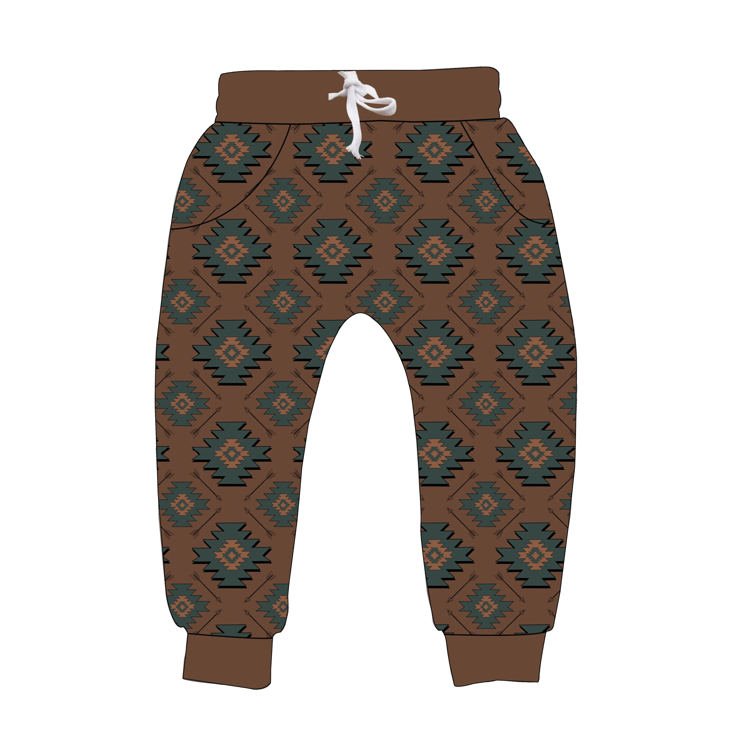 Toddler Boys Printed Jogger Pants Casual Hip Hop Track Pants with Drawstring Waist Kids Comfortable Pants for Outdoor&Daily Play - Image 3