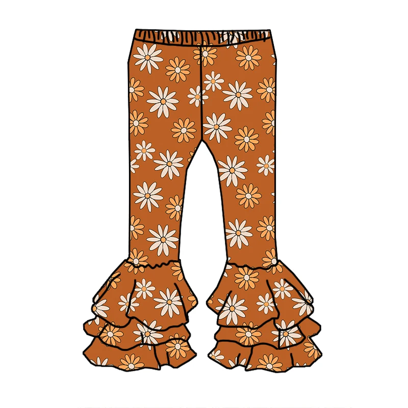 Hot Selling Children Girls Long Pants Fall Kids Soft Leggings Halloween Custom Lovely Girls Ice Leggings - Image 6