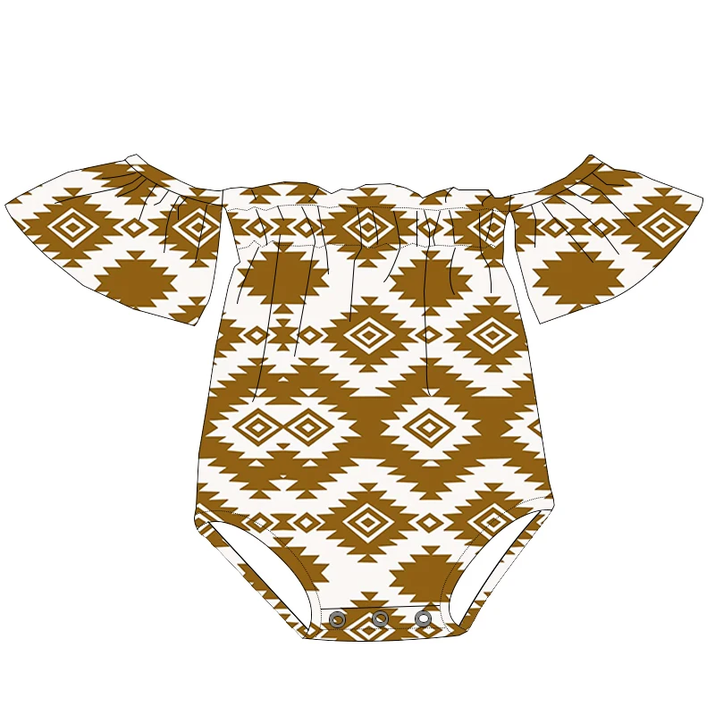 Trending Milk Silk Fabric Off Shoulder Design Snap Baby Leotard One Piece Summer Fall Girl Bodysuit - Image 3
