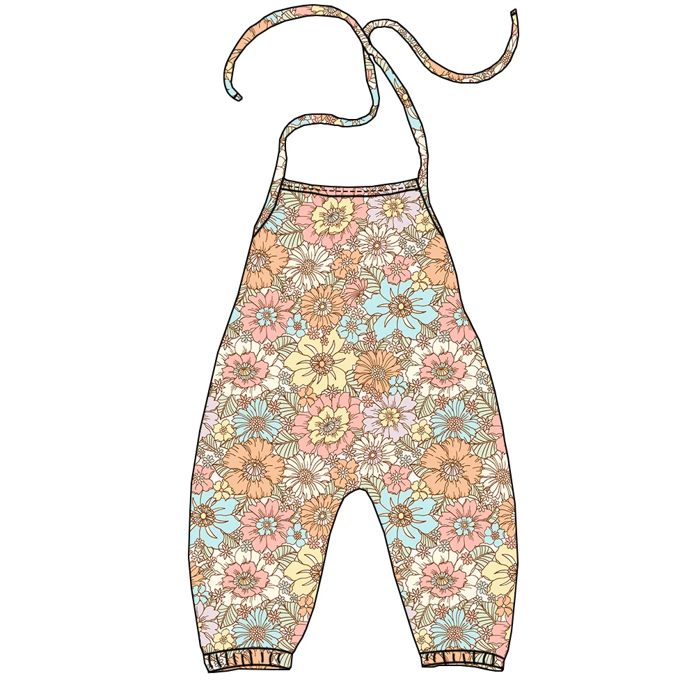 Soft and sustainable newborn baby bamboo romper, perfect for eco-conscious B2B wholesalers seeking premium, high-quality baby clothing in bulk.